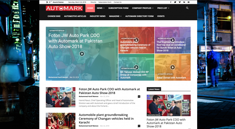 Automark Background Ad Example